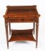 Vintage Pair Flame Mahogany Occasional Tables with Slides & Drawers 20th C Vintage Pair Flame Mahogany Occasional Tables with Slides & Drawers 20th C | Ref. no. A4887 | Regent Antiques