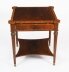 Vintage Pair Flame Mahogany Occasional Tables with Slides & Drawers 20th C Vintage Pair Flame Mahogany Occasional Tables with Slides & Drawers 20th C | Ref. no. A4887 | Regent Antiques