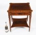 Vintage Pair Flame Mahogany Occasional Tables with Slides & Drawers 20th C Vintage Pair Flame Mahogany Occasional Tables with Slides & Drawers 20th C | Ref. no. A4887 | Regent Antiques