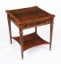 Vintage Pair Flame Mahogany Occasional Tables with Slides & Drawers 20th C Vintage Pair Flame Mahogany Occasional Tables with Slides & Drawers 20th C | Ref. no. A4887 | Regent Antiques