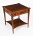 Vintage Pair Flame Mahogany Occasional Tables with Slides & Drawers 20th C Vintage Pair Flame Mahogany Occasional Tables with Slides & Drawers 20th C | Ref. no. A4887 | Regent Antiques