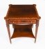 Vintage Pair Flame Mahogany Occasional Tables with Slides & Drawers 20th C Vintage Pair Flame Mahogany Occasional Tables with Slides & Drawers 20th C | Ref. no. A4887 | Regent Antiques