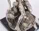 Antique Italian Silvered Bronze Sculpture Shepherd and Lamb 19th C Antique Italian Silvered Bronze Sculpture Shepherd and Lamb 19th C | Ref. no. A4898 | Regent Antiques