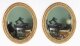 Antique Pair French Rococo Oval Giltwood Mirrors 19th Century  58x49cm | Ref. no. A4902 | Regent Antiques