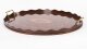Vintage English Oval Edwardian Marquetry Butler\