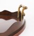 Vintage English Oval Edwardian Marquetry Butler\