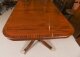 Vintage 10ft3" Regency Revival Twin Pillar Flame Mahogany Dining Table 20th C | Ref. no. A5012 | Regent Antiques