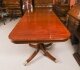 Vintage 10ft3" Regency Revival Twin Pillar Flame Mahogany Dining Table 20th C | Ref. no. A5012 | Regent Antiques