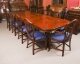 Vintage Regency RevivalTwin Pillar Dining Table & 10 Chairs Mid 20th C | Ref. no. A5012a | Regent Antiques