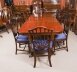 Vintage Regency RevivalTwin Pillar Dining Table & 10 Chairs Mid 20th C | Ref. no. A5012a | Regent Antiques