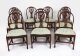 Vintage Regency Revival Flame Mahogany Dining Table & 10 Chairs Mid 20th C | Ref. no. A5012b | Regent Antiques