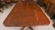Vintage Twin Pillar Flame Mahogany Dining Table and 12 Chairs 20th C | Ref. no. A5016a | Regent Antiques