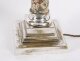 Antique Pair 2ft Silver Plated Corinthian Column Table Lamps  20th C | Ref. no. A5017 | Regent Antiques