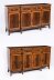 Vintage Pair Flame Mahogany Sideboards Retailed by Harrods Late 20th C | Ref. no. A5044F | Regent Antiques