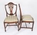 Vintage Set 12 English Harrods Shield Back Dining Chairs Mid 20th Century | Ref. no. A5044c | Regent Antiques