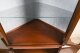 Pair Vintage English Flame Mahogany Corner Display Cabinets Harrods 20thC | Ref. no. A5044d | Regent Antiques