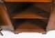 Pair Vintage English Flame Mahogany Corner Display Cabinets Harrods 20thC | Ref. no. A5044d | Regent Antiques