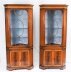 Pair Vintage English Flame Mahogany Corner Display Cabinets Harrods 20thC | Ref. no. A5044d | Regent Antiques