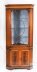 Pair Vintage English Flame Mahogany Corner Display Cabinets Harrods 20thC | Ref. no. A5044d | Regent Antiques
