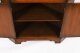 Vintage English Flame Mahogany Corner Display Cabinet Retailed Harrods 20th C | Ref. no. A5044e | Regent Antiques