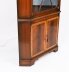 Vintage English Flame Mahogany Corner Display Cabinet Retailed Harrods 20th C | Ref. no. A5044e | Regent Antiques