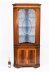Vintage English Flame Mahogany Corner Display Cabinet Retailed Harrods 20th C | Ref. no. A5044e | Regent Antiques