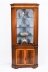 Vintage English Flame Mahogany Corner Display Cabinet Retailed Harrods 20th C | Ref. no. A5044e | Regent Antiques