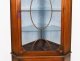 Vintage English Flame Mahogany Corner Display Cabinet Retailed Harrods 20th C | Ref. no. A5044e | Regent Antiques