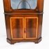 Vintage English Flame Mahogany Corner Display Cabinet Retailed Harrods 20th C | Ref. no. A5044e | Regent Antiques
