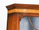Vintage English Flame Mahogany Corner Display Cabinet Retailed Harrods 20th C | Ref. no. A5044e | Regent Antiques