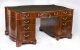 Antique Flame Mahogany Serpentine Partners Pedestal Desk Circa 1900 Antique Flame Mahogany Serpentine Partners Pedestal Desk Circa 1900 | Ref. no. A5051 | Regent Antiques