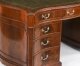 Antique Flame Mahogany Serpentine Partners Pedestal Desk Circa 1900 Antique Flame Mahogany Serpentine Partners Pedestal Desk Circa 1900 | Ref. no. A5051 | Regent Antiques