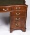 Antique Flame Mahogany Serpentine Partners Pedestal Desk Circa 1900 Antique Flame Mahogany Serpentine Partners Pedestal Desk Circa 1900 | Ref. no. A5051 | Regent Antiques