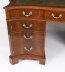 Antique Flame Mahogany Serpentine Partners Pedestal Desk Circa 1900 Antique Flame Mahogany Serpentine Partners Pedestal Desk Circa 1900 | Ref. no. A5051 | Regent Antiques
