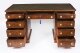Antique Victorian Burr Walnut Twin Pedestal Desk C1860 19th C | Ref. no. A5067 | Regent Antiques