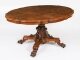 Antique Burr Walnut Oval Tilt Top Loo Dining Table Circa 1860 19th Century | Ref. no. A5068 | Regent Antiques