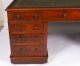 Antique Victorian 6ft Flame Mahogany Partners Pedestal Desk c.1870  19th C | Ref. no. A5077 | Regent Antiques