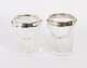 Vintage Pair Silver Plated  & Crystal Ice Pail Bucket Mid 20th Century | Ref. no. A5081a | Regent Antiques
