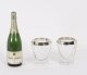 Vintage Silver Plate  & Crystal Ice Pail Bucket Mid 20th Century | Ref. no. A5081b | Regent Antiques