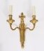 Antique Pair of French Louis Revival 2 Branch  Ormolu Wall Lights C1880 | Ref. no. A5087a | Regent Antiques