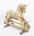 Vintage French Blond Polychromed Rocking Horse Mid 20th Century | Ref. no. A5092 | Regent Antiques