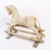 Vintage French Blond Polychromed Rocking Horse Mid 20th Century | Ref. no. A5092 | Regent Antiques