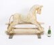 Vintage French Blond Polychromed Rocking Horse Mid 20th Century | Ref. no. A5092 | Regent Antiques