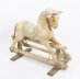 Vintage French Blond Polychromed Rocking Horse Mid 20th Century | Ref. no. A5092 | Regent Antiques