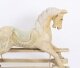 Vintage French Blond Polychromed Rocking Horse Mid 20th Century | Ref. no. A5092 | Regent Antiques