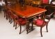 Antique Flame Mahogany Extending Dining Table 19th C & 10 Swag Back Chairs | Ref. no. A5095b | Regent Antiques