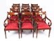 Antique Flame Mahogany Extending Dining Table 19th C & 10 Swag Back Chairs | Ref. no. A5095b | Regent Antiques