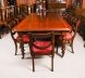 Antique Flame Mahogany Extending Dining Table 19th C & 10 Swag Back Chairs | Ref. no. A5095b | Regent Antiques