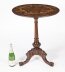 Antique Pair Victorian Burr Wanut & Marquetry Occasional Tables 19th C | Ref. no. A5100 | Regent Antiques