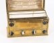 Antique English Brass Agate Cabochon Mounted Two Piece Desk Set Mid 19th C | Ref. no. A5113a | Regent Antiques